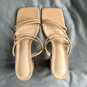 Nude heels from shein